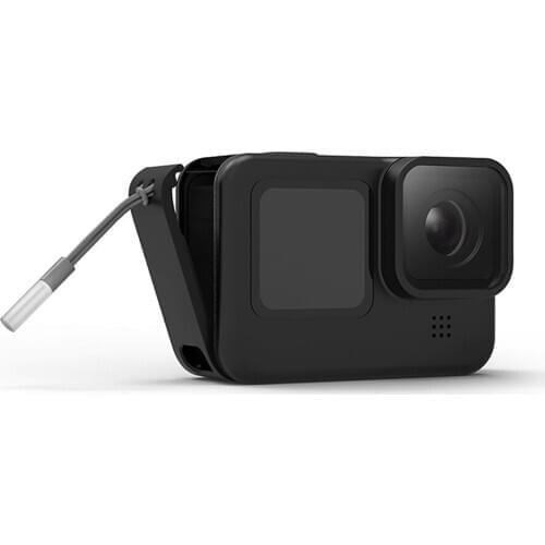 For GoPro 9 Sports Camera Rechargeable Side Protective Cover Battery Lid Door Housing Case Cover