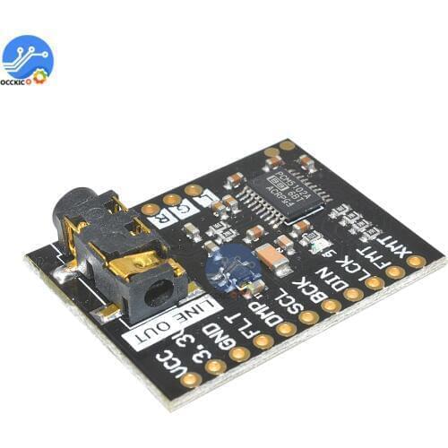 Raspberry Pi pHAT Sound Card I2S interface PCM5102 DAC Module 24-bit Audio Board With Stereo Jack Beyond ES9023 PCM1794