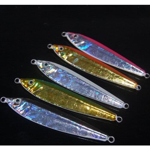 Fishing Deep sea Metal Jigbait Jig Jigging Lure Spoon Bass Spinner baits 50g 70g 100g Free shipping