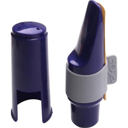 Alto Sax Saxophone Plastic Mouthpiece with Cap Silicone Buckle Reed Kit for Alto Saxophone Saxophone Parts