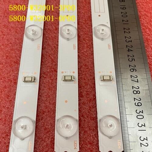 3 PCS/set LED backlight strip for Skyworth 32E3500 32E360E 7H4A73324C 32X3000 32E3000 32HX4003 5800-W32001-3P00 LC320DXJ-SF A2