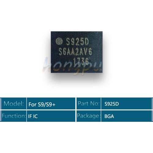 10pcs/lot S925D For Samsung S9/S9+/J710 J730F G610F A320 A520 A720 Intermediate Frequency IC IF Chip
