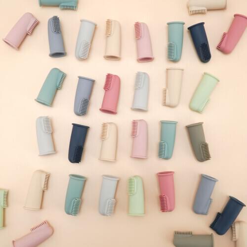 100% Food Safe Approve Soft Silicone Childrens Products Personalized Toothbrush Head Infant Baby Teether Toys Baby Stuff