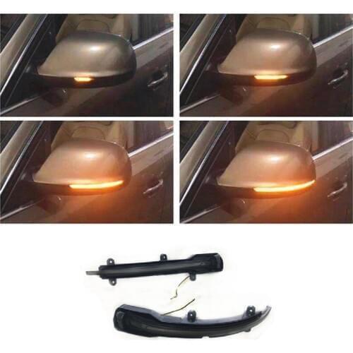 Dynamic LED Indicator Rearview Mirror Turn Light Signal Repeater Suitable for Audi Q5 8R 8RB Q7 4L 4LB 2009-2015 Car Accessories