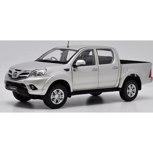 Diecast 1:24 Scale Foton TUNLAND Pickup Truck Alloy Car Model Collection Static Decoration Gifts Kids Toys Boys