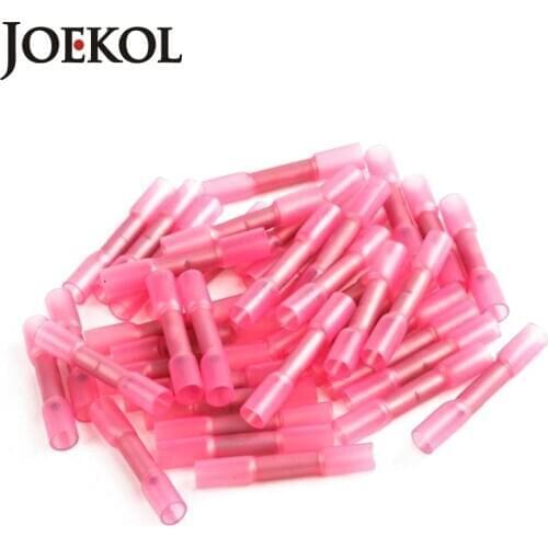 500pcs Insulated Heat Shrink Butt Connectors Wire Electrical Crimp Terminals 22-18AWG Kit