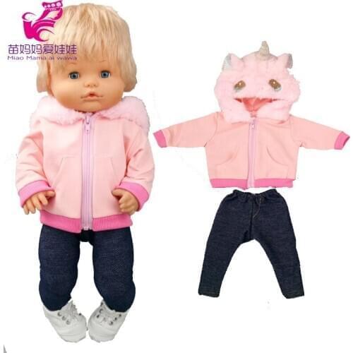 Nenuco doll clothes pink hoodie jacket Ropa y su Hermanita 17 inch baby sister dolls clothes