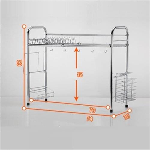 Sink Organizer Afdruiprek Rangement Supplies Stainless Steel Cocina Organizador Cuisine Cozinha Kitchen Storage Rack Holder