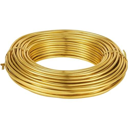 Pandahall 25m/Roll 3mm Aluminum Wire for Jewelry Making DIY Beading Bezel Floral Colored Metal Crafts Wire