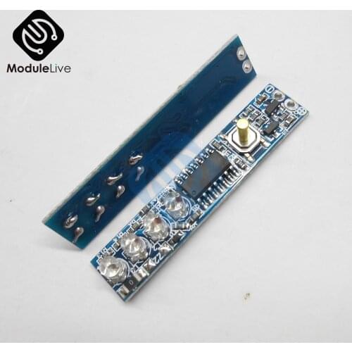 1S/2S/3S/4S 1 2 3 4 Serial Lithium Battery Capacity Indicator LED Display Board Power Level For 1/2/3/4pcs 18650 Lithium Battery