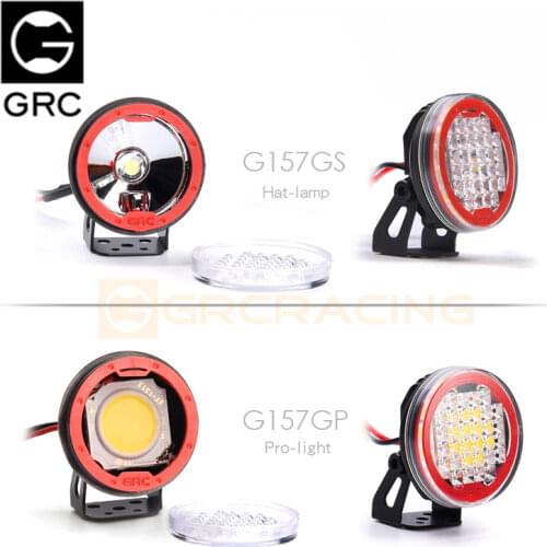 GRC 22mm LED Light Spotlight Searchlight Headlights for 1/10 RC Crawler Traxxas TRX4 TRX6 Axial SCX10 90046 JK RR10 #G157GP/GS