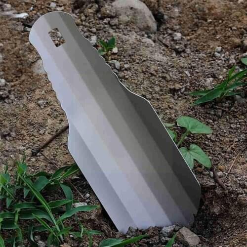 TItanium Shovel Portable Poop Shovel/Trowel For Garden Use and Survival Hiking Camping For Outdoor While trowel Campsite Y2U3