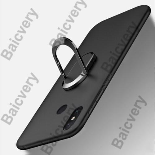 Ultra Thin Finger Magnetic Ring Matte Case for Asus Zenfone Max Plus M2 Max Shot ZB634KL TPU Cover cases