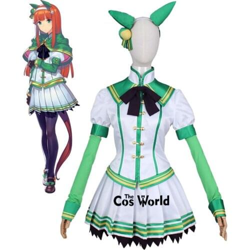 Umamusume Pretty Derby Silence Suzuka Race Outfits Games Anime Cosplay Costumes