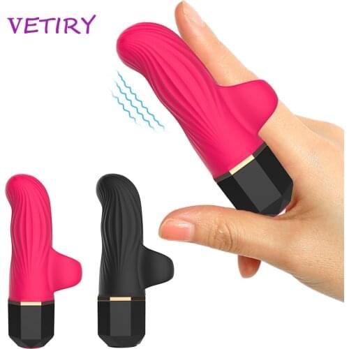 VETIRY Finger Vibrator Dildo Vibrator Sex Toys for Women 12 Speed Female Masturbation Vagina Labia Massage Clitoris Stimultor