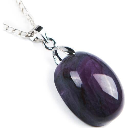 South Africa Natural Sugilite Stone Waterdrop Bead Healing Stone Women Jewelry Pendant
