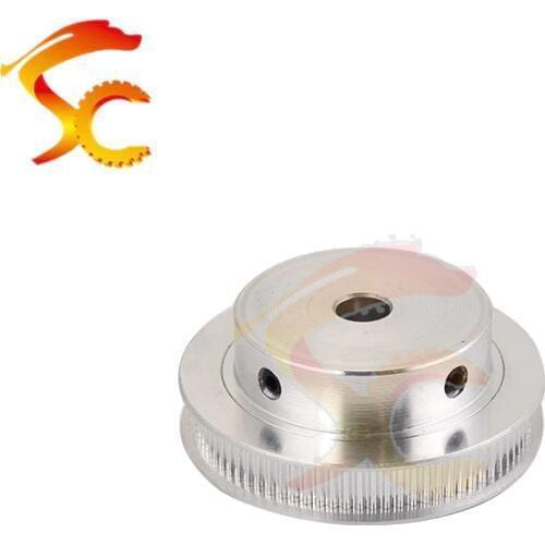 3D Printers Parts printer pulley GT2 80 teeth bore 8mm 2GT 80 teeth timing pulley fit for GT2 belt width 6mm