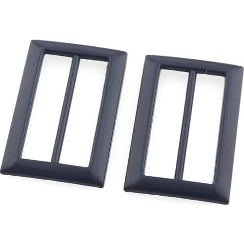 10pcs Metal Slides Tri-glides Wire-formed Roller Pin Buckles Strap Slider Adjuster 31mm T-shirt Garment Accessories Ink blue