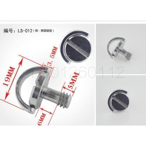 10pcs Captive 1/4 Inch Folding D-Ring Adapter Screw Cam Tripod Monopod Quick Release Plate for Camera Accessories
