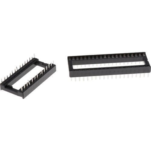 100 Pieces Integrated Circuit IC 6Pin-40Pin Header Sockets Connector Adaptor