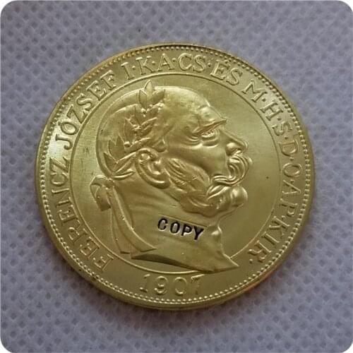 1907 Hungary 100 Korona - I. Ferenc Jozsef COPY COIN FREE SHIPPING