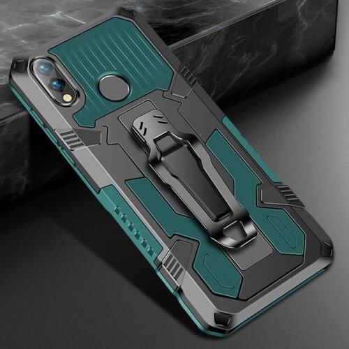 2021 for Xiaomi Redmi Note 7 Armor Shockproof Case for Redmi Note 8 Pro Hybrid Drop Protective Stand Holder Belt Clip Case Cover