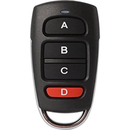 4 Buttons Cloning Duplicator Key Fob A Distance Remote Control 433.92MHZ Clone Fixed Learning Code For Gate Garage Electric Door