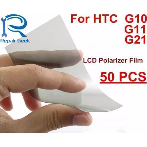 LCD Light Polarizer Film For HTC G10 G11 G21 Polarized Film Polarizing Film Polarize Film 50pcs