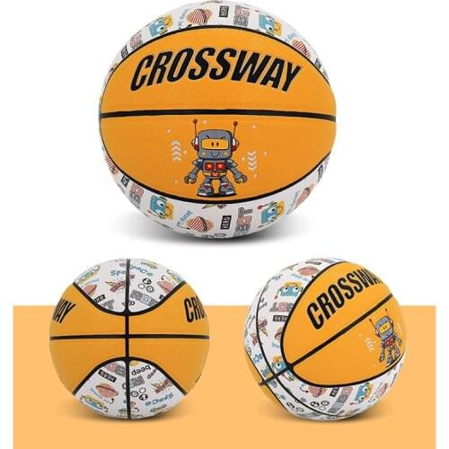 Basketball Cartoon Durable High Elasticity Suitable for Indoor and Outdoor Women Girls Boys and Teenagers ALS88