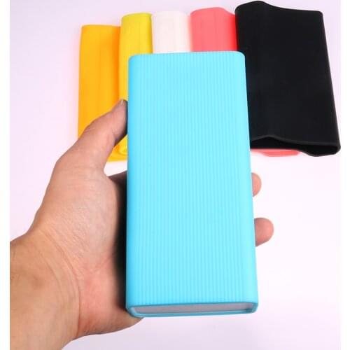Powerbank Case Silicone Protector Case Cover for Xiaomi Power Bank 3 30000 MAh Skin Shell Sleeve Protective Cover
