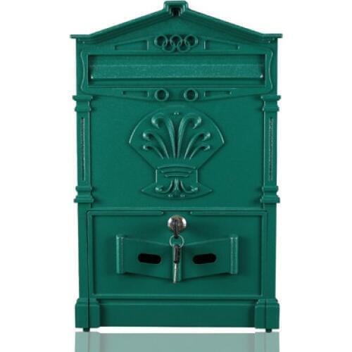 European Retro Villa Letter Box Outdoor Waterproof Mailbox Wall Letter Box Decoration Suggestion Box Mailbox