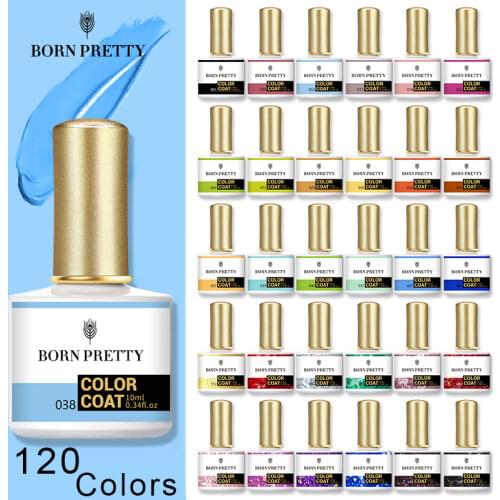 BORN PRETTY 120 Colors Gel Nail Polish 10ml Blue Color Varnish Soak Off UV Gel Glittering Choice Series Base Top Coat Manicure