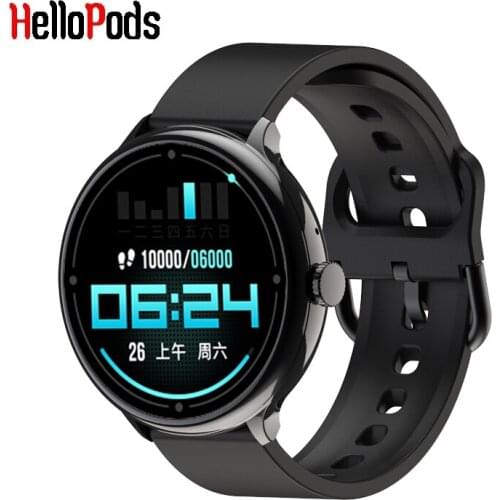 HelloPods 2021 K50 Smart Watch Men Women Blood Pressure Waterproof IP67 Round Smartwatch Clock Fitness Tracker For Android IOS