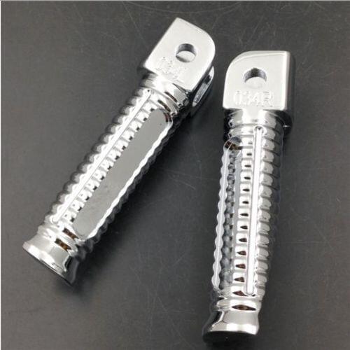 Chrome Front Foot peg Motorcycle For Suzuki GSX-R 600 1000 2001-2013 GSX-R 750 2000-2013