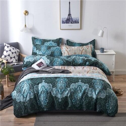 Aggcual Nordic Bohemian bedding set king size no sheets 2/3pcs duvet cover set double bed Home textiles Digital printing be90