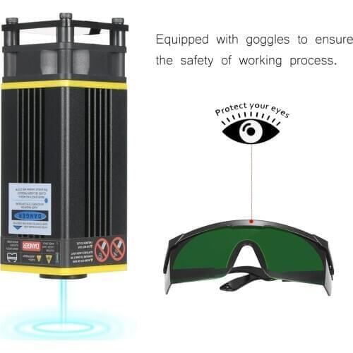 5500mW/10W/20W/30W/40W Laser Module Laser Head 450nm Lase For Laser Cutting Machine CNC DIY Laser Wood Marking Cutting Tool