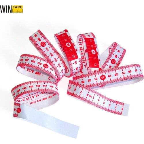 WINTAPE 150cm/60" Body Measuring Ruler Sewing Tailor Tape Measure Soft Flat Sewing Ruler Meter Sewing Measuring Tape Tools