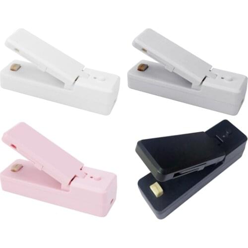 Mini Bag Sealer Portable Handheld Heat Sealing Machine for Plastic Bag Storage Food Vacuum Sealer Bags Cereal Bags