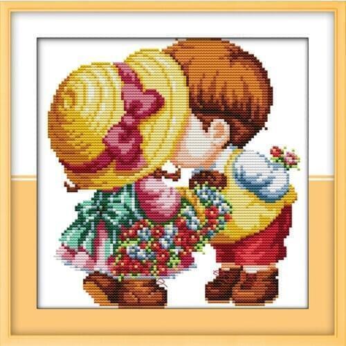 Innocence Cross Stitch Kits Embroidery Needlework Kit Home Decor Beginner Printed Canvas DMC Counted printed Cross-stitch set