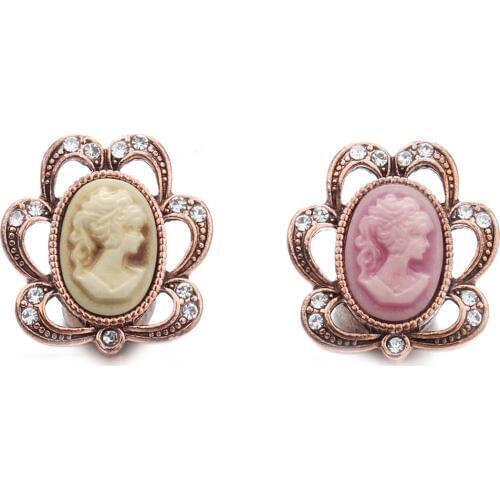 10pcs DIY 18mm Flower Snap Buttons Interchangeable Jewelry Accessory Can Move Replaceable Button Snap Jewelry For Bracelet