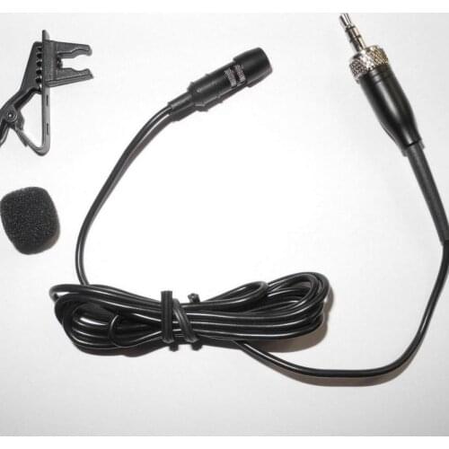 Pro 2m Cable Lavalier Microphone for Sennheiser Wireless Microhones System Cardioid Tie Clip Microfone