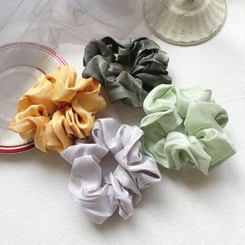 Hairlyah New Rainbow Color Rubber Band Hair Band Elastic Hair Bundle Pure Color Girl Headdress Ponytail Hair Accessories