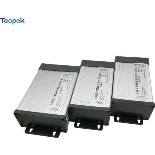 Led Rainproof Power Supply IP43 AC180V-240V To DC 5V 200W 300W 350W Outdoor Light Transformer Driver Switch For LED Strip