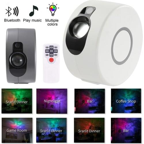 LED bluetooth starry sky projector light Star Projector 8 Modes Galaxy Projector W/LED Nebula Cloud Star Light Projector U.S