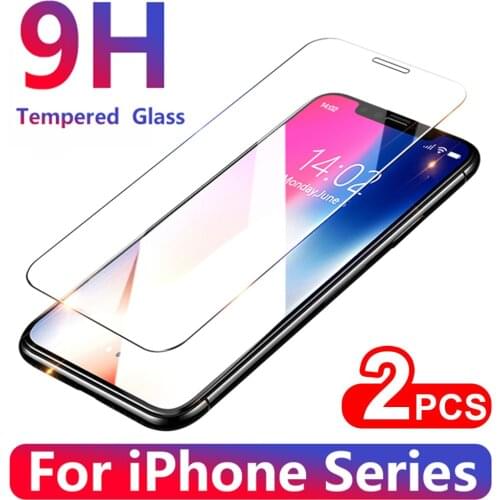 9H Protective glass For iPhone 11 X XR XS Max Screen Protector Tempered Glass foriPhone 11 Pro Max 6S 7 8 Plus Phone 7Plus cover