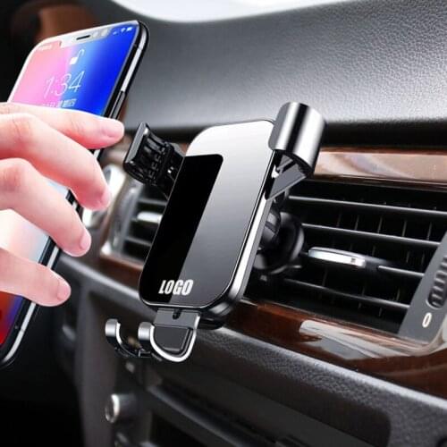 1Pcs Car Phone Holder Gravity Car Bracket Air Vent Stand Accessories For Mitsubishi Pajero Outlander Jinxuan ASX Yi Ge