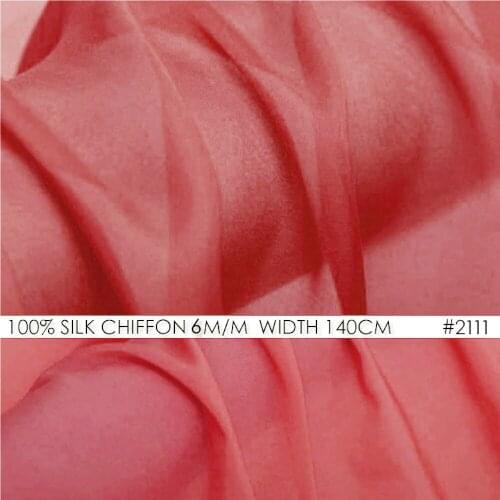 100% SILK CHIFFON FABRIC 5mm Width55"-140cm Pure Soie Lightweight Silk Fabrics Chiffon Dresses Material
