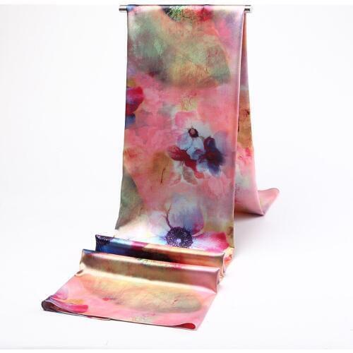 170x75cm Hot Sale New Arrival Plain Patchwork Prints Fabric Digital Printing Silk Dress Shirt Fabric Wedding HF77