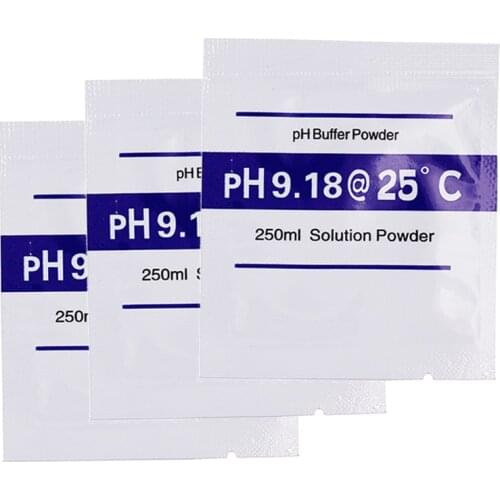 20 bags /lot PH Buffer Powder 9.18 For PH Test Meter Measure Calibration Solution 20%off
