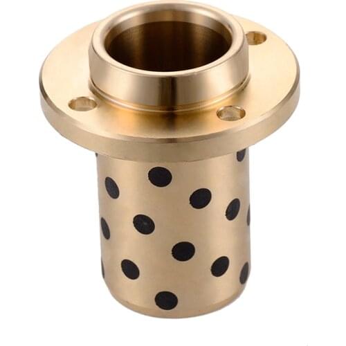 54*6/25*33*35 54*6/25*33*40 54*6/25*33*50 54*6/25*33*60 54*6/25*33*70 Flanged Bronze Impregnated Graphite Oilless Bushing Linear